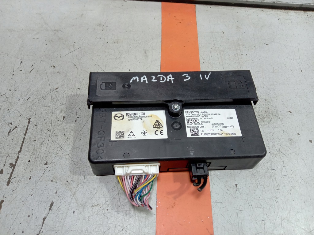 фото №1, Mazda 3 iv bp модуль блок управления bdmc67cm0-d