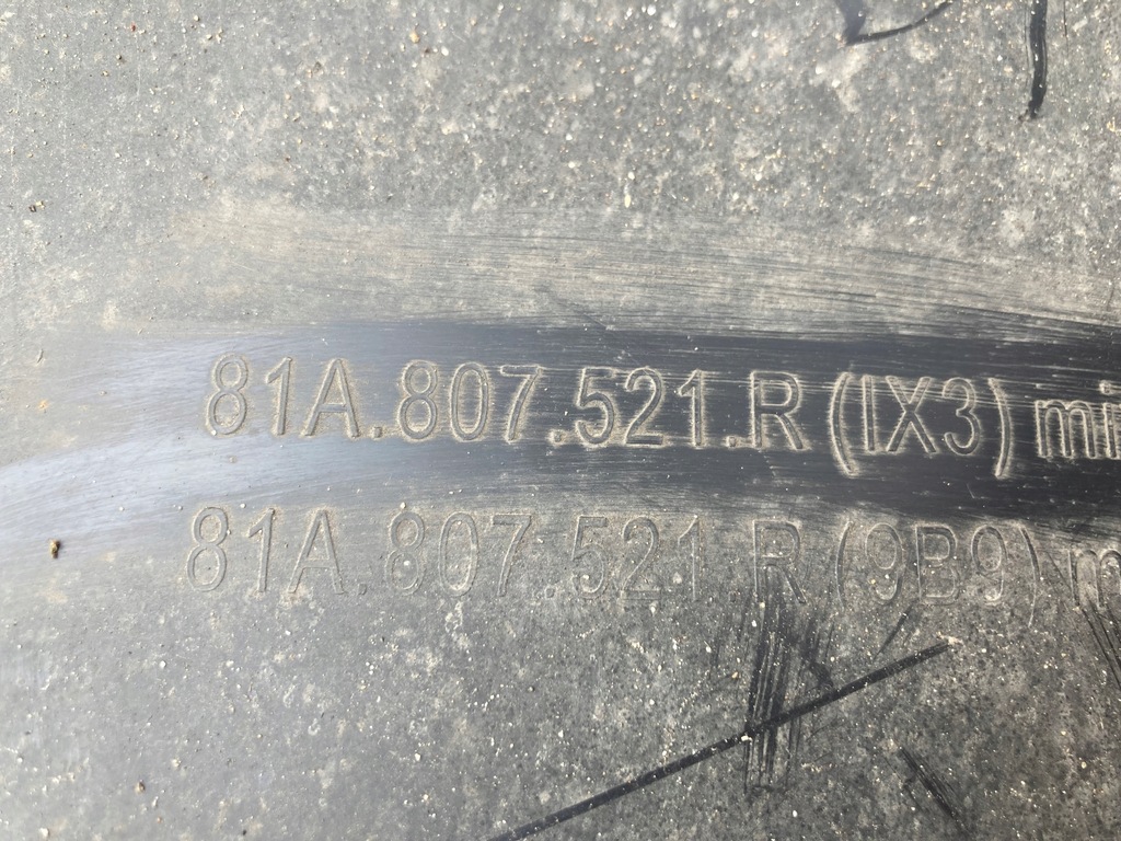 фото №10, Audi q2 lift спойлер диффузор бампера задняя 81a807521r