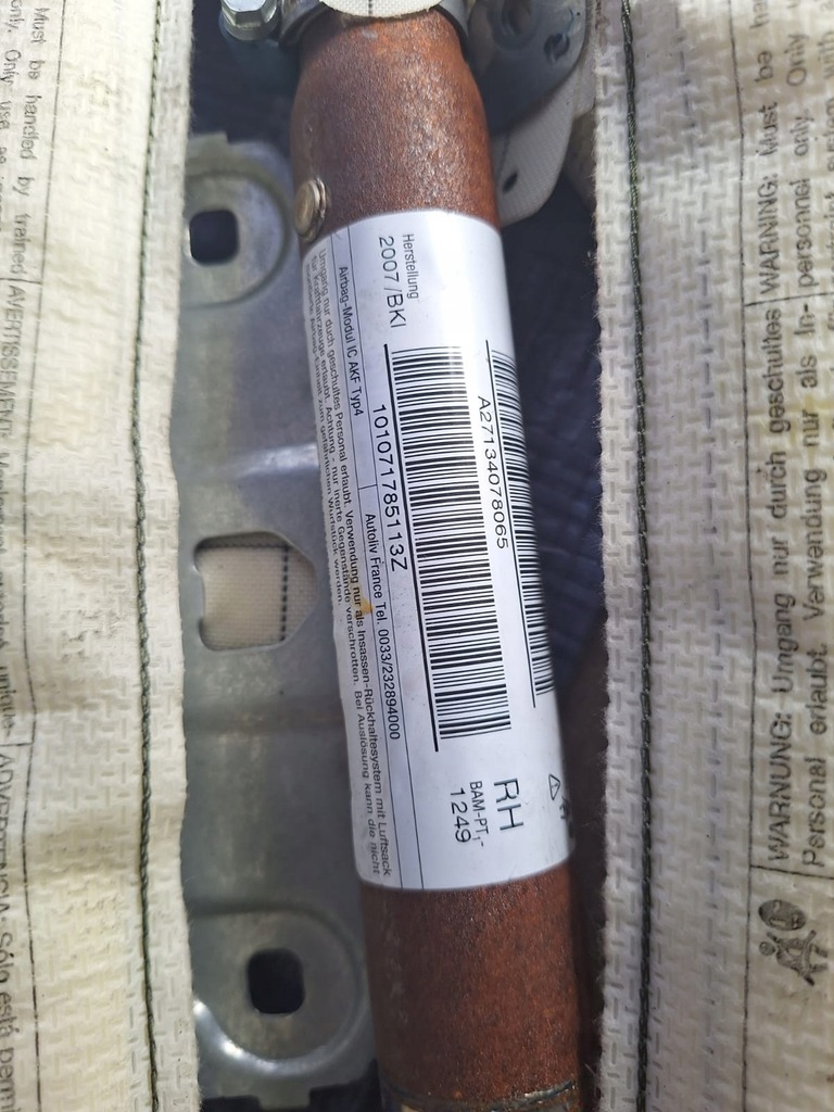 фото №3, Шторка безопасности правая подушка безопасности mini cooper r56