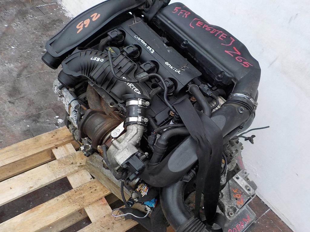 фото №10, Citroen ds3 13r 1.6 thp 156km двигатель 5fr kompletny