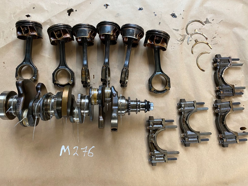 фото №1, Поршень поршні m276 шатун вкладиш r276 w207 e400 mercedes