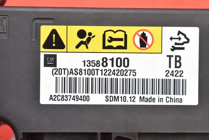 фото №7, Модуль датчик подушка безопасности подушек 13588100 chevrolet aveo t300 11-20
