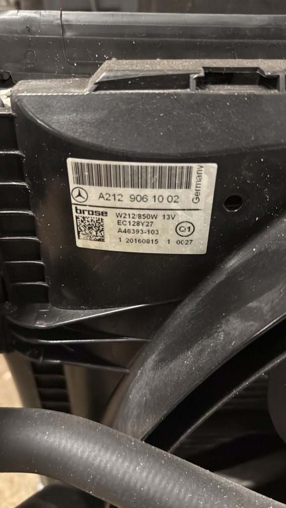 фото №3, Idealny kpl.chlodnice вентилятор mercedes sl r231 sl 500 16r 1