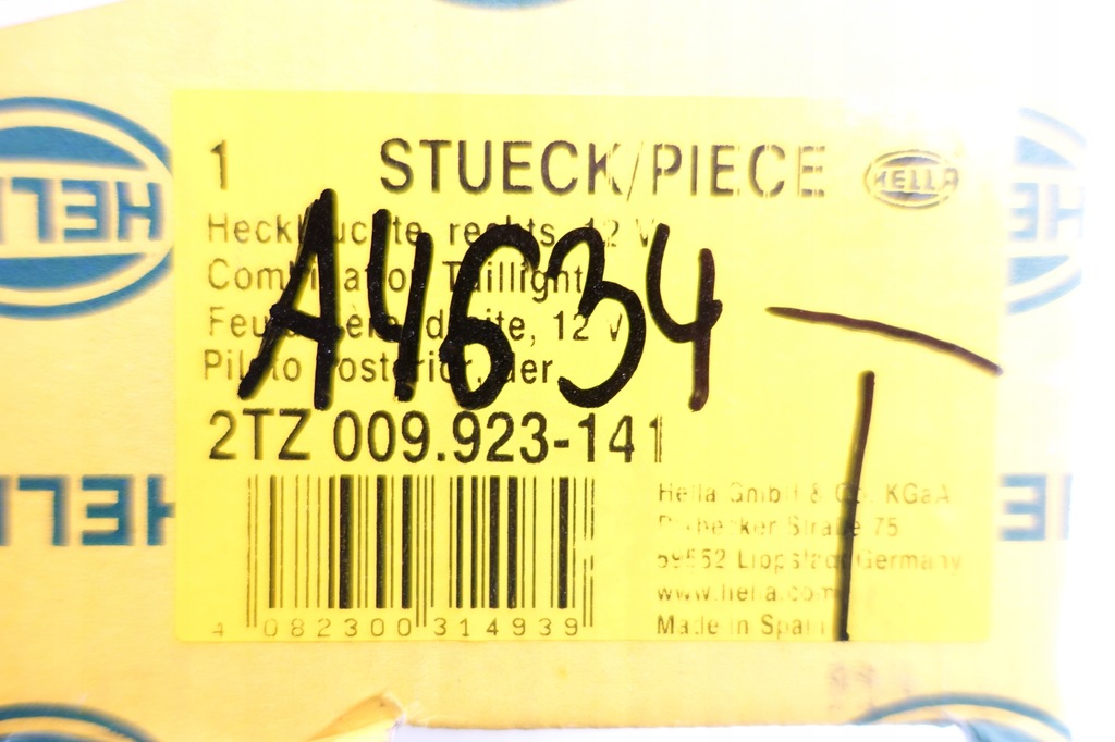 фото №8, Лампа задняя vw golf vi 10.08-11.13 pr hella 2tz 009 923-141 2tz009923-141