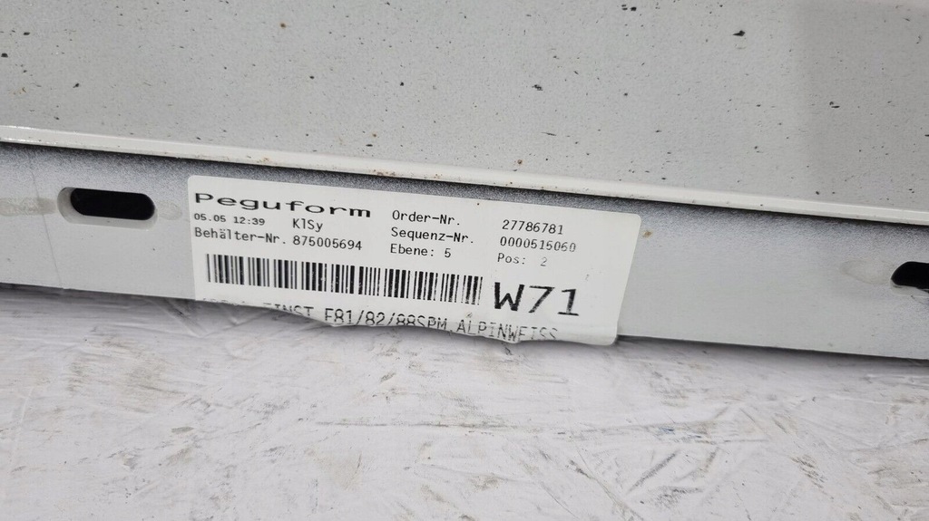 фото №10, Bmw 1 e81 e82 e88 m набір молдинг поріг ліва 51778044663