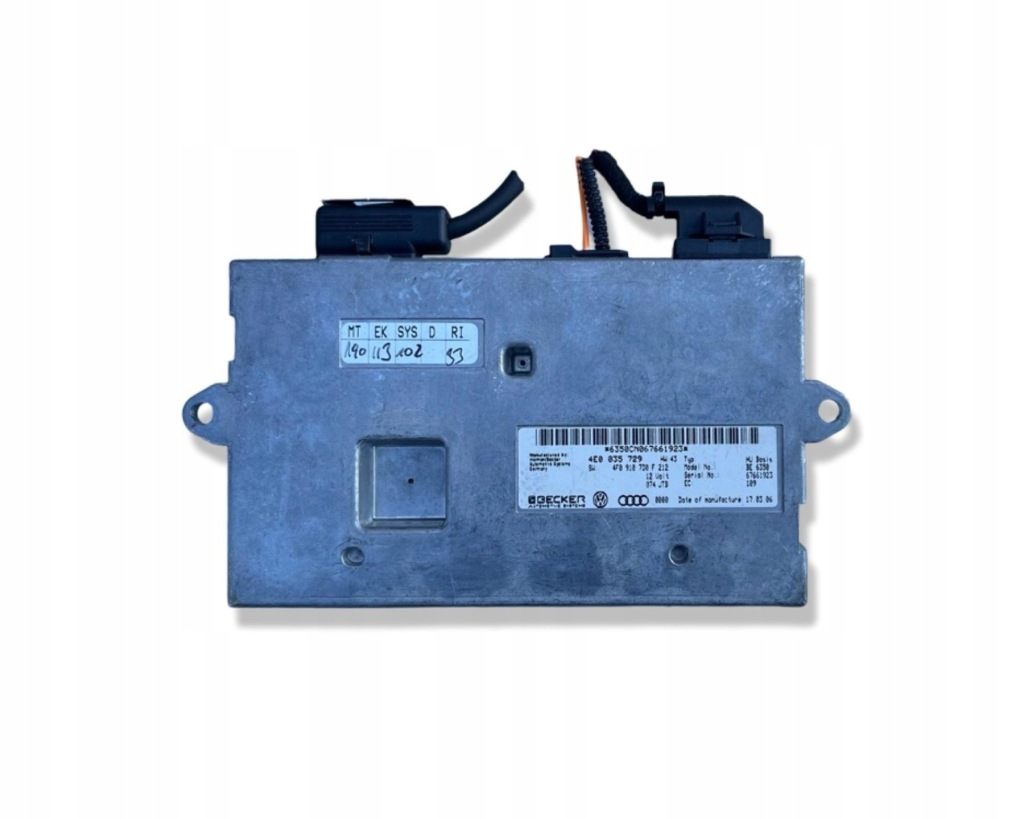 фото №1, Модуль комфорта audi оригинальный номер 4e0035729a