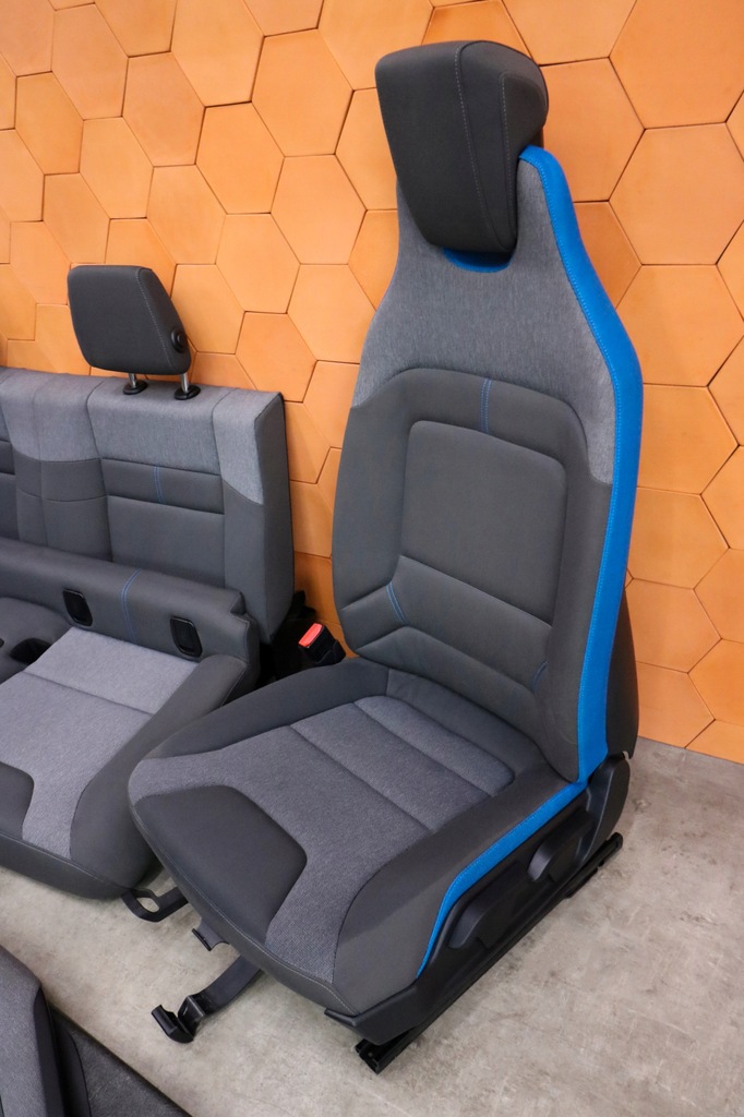 фото №8, Bmw i3 i01 i3 i01 lci салон сиденья заднее сиденье туннель с подогревом aragaz-grau