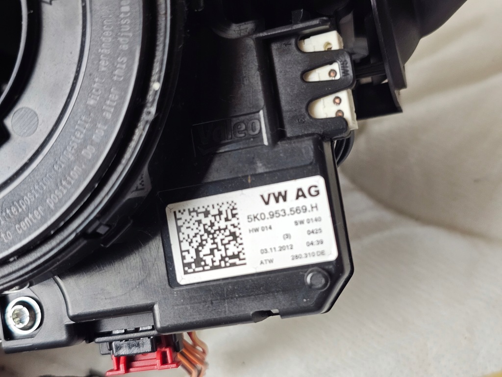 Купити Перемикачі перемикач комбінований стрічка шлейф vw tiguan sharan 5k0953501ba