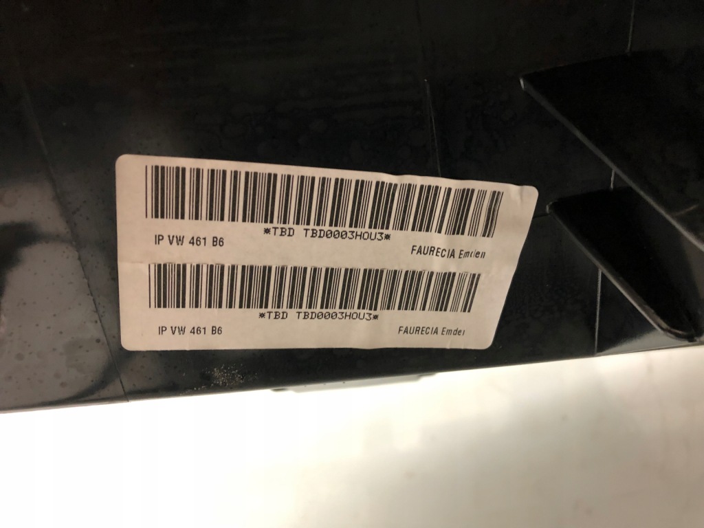 фото №7, Vw passat b6 консоль панель приладів приладова air bag ory