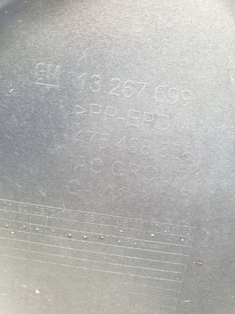 Opel meriva b 10-14 бампер перед передний хром 13267699 z40w Недорого