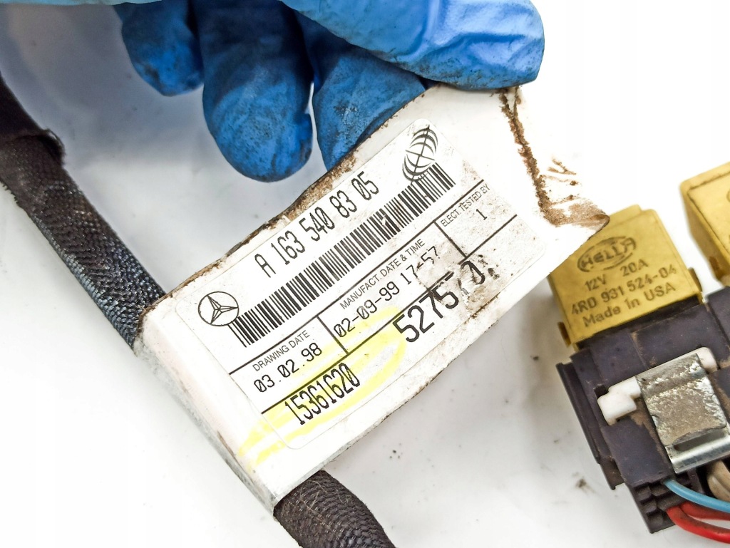 фото №15, Mercedes-benz ml w163 1999 другая жгут трубопровод / кабели