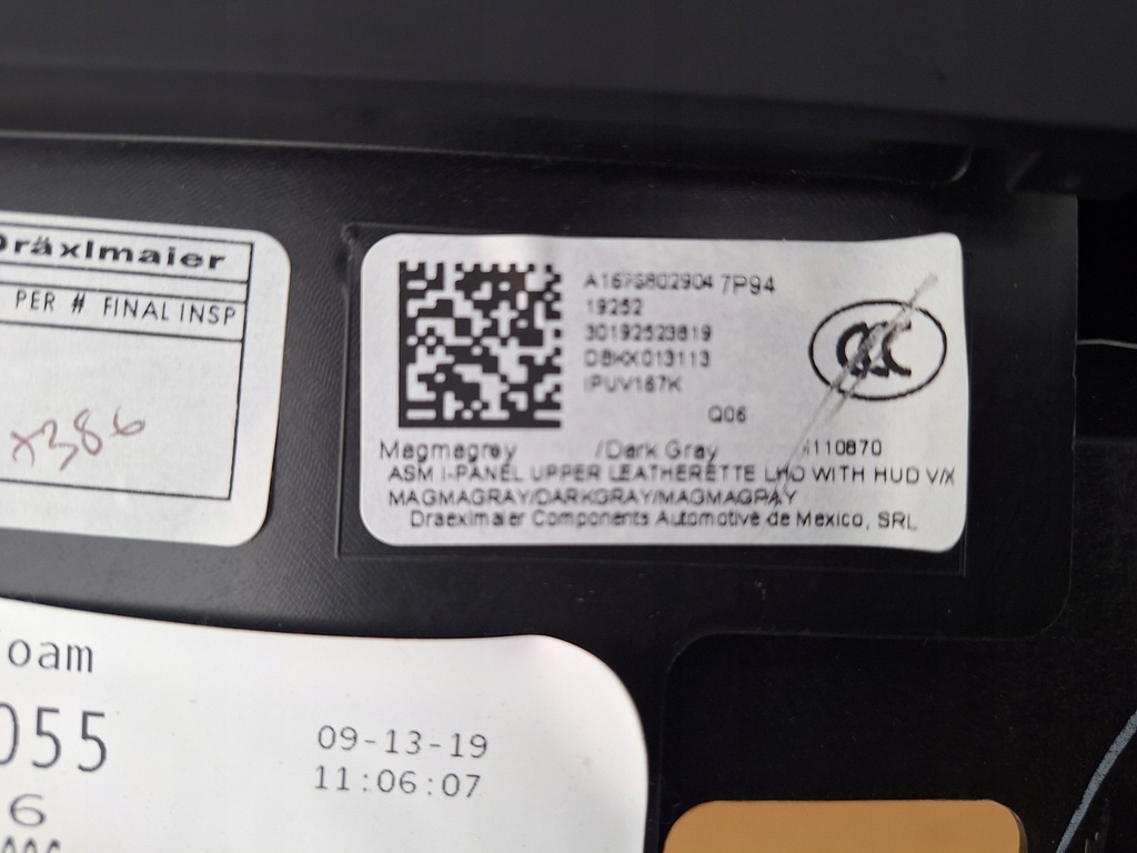 фото №8, Mercedes gle w167 консоль панель приладів приладова head up