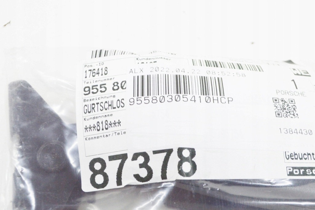 фото №6, Porsche cayenne 9pa задний средний кронштейн поперечина 95580305410hcp