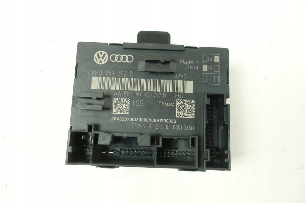 фото №2, Модуль блок управления дверь audi оригинальный номер 8k0959792d