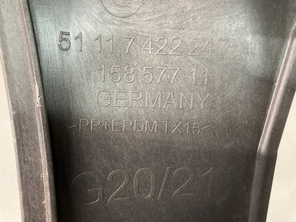 фото №9, Направляющая бампера левый передний bmw 3 g20 g21