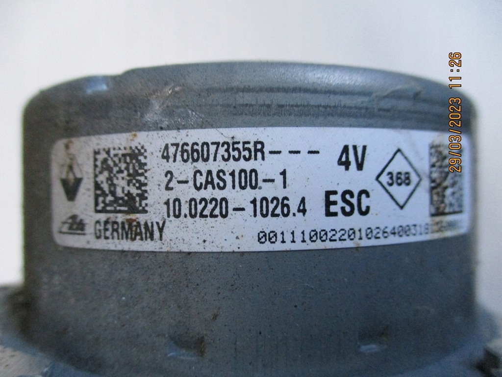 фото №3, Abs renault talisman 476607355r