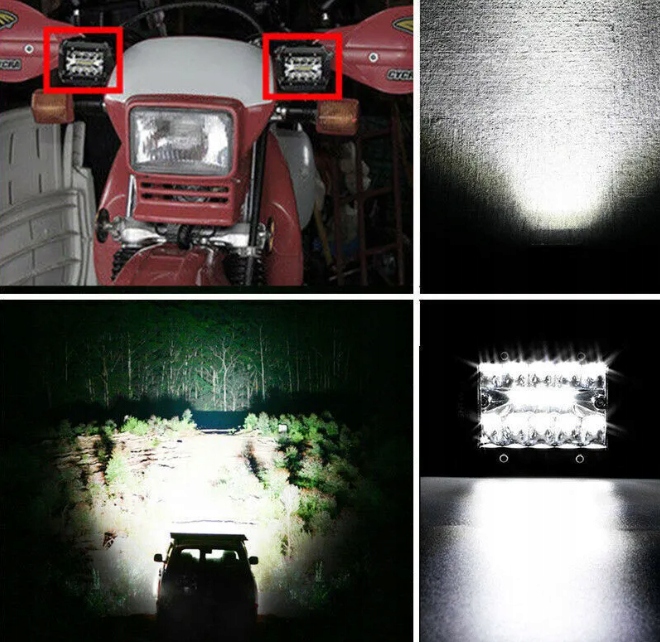 фото №12, Led 378w противотуманная фара прожектор лампа рабочая 10/12/24/30v