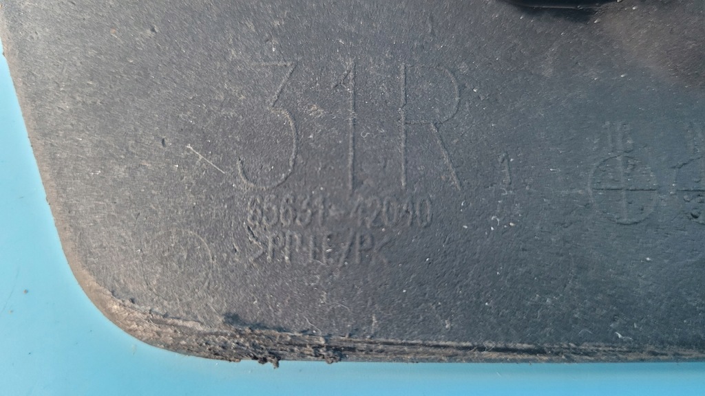 фото №12, Toyota rav4 v 19r захист бризковик правий задня 65631-42040