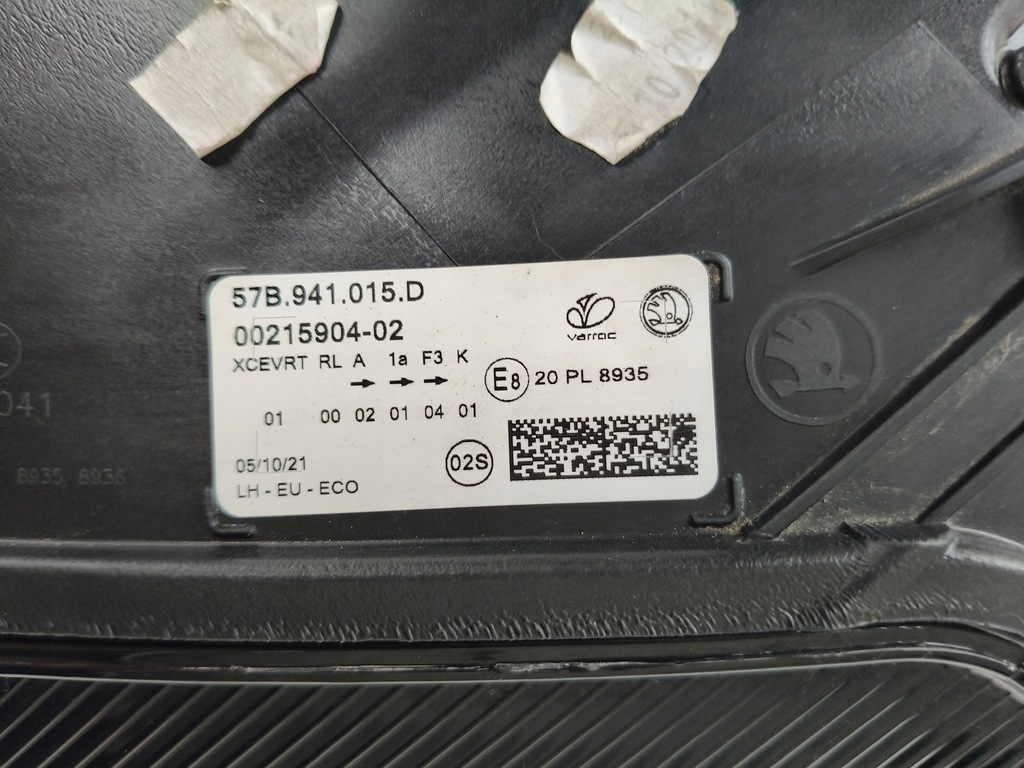 фото №13, Лампа левая фара skoda karoq 57a 17- full led