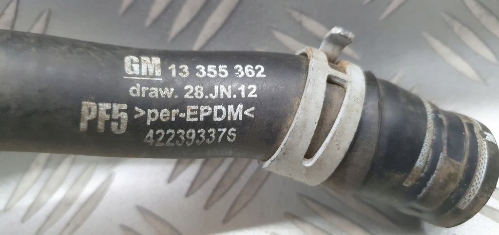фото №7, Шланг wąż wody opel corsa e 1.4 16v