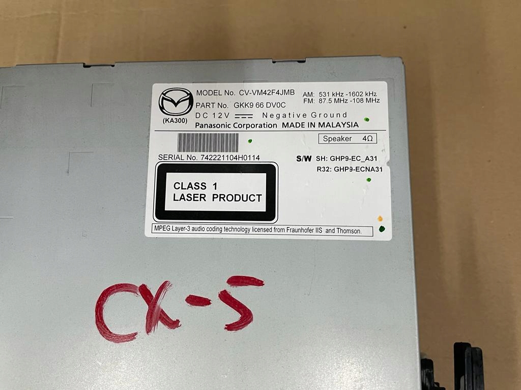 фото №3, Mazda cx-5 i радіо навігація gkk966dv0c