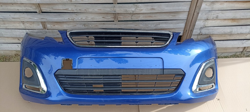 фото №13, Бампер перед передній peugeot 108 14-19rok з решітка радіатора хром 52119-0h150