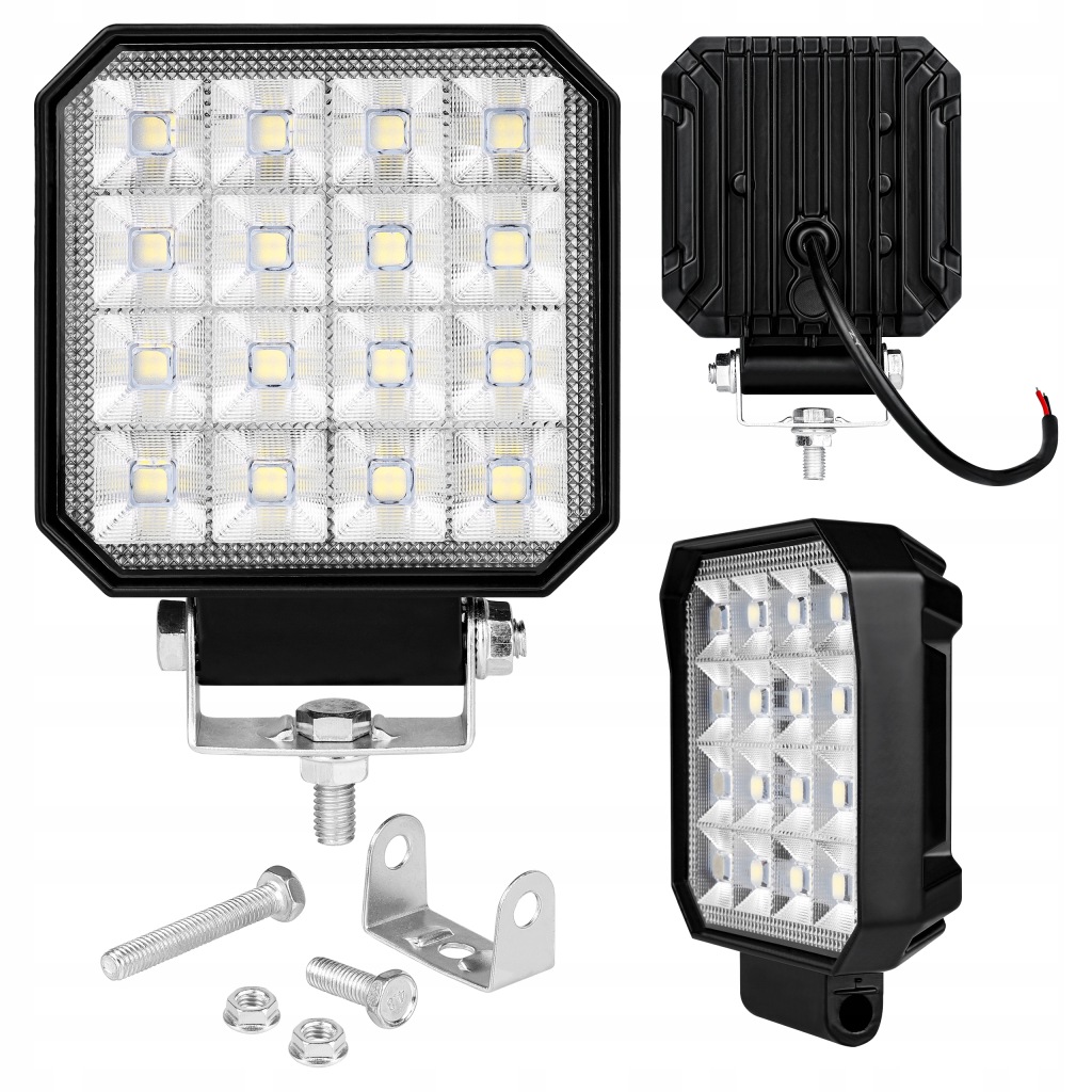 Купить Фара рабочая led 48w противотуманная фара прожектор 10-60v 16led автомобильная