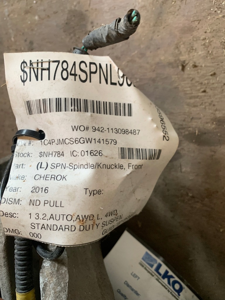 фото №6, Ступица поворотный кулак jeep cherokee kl