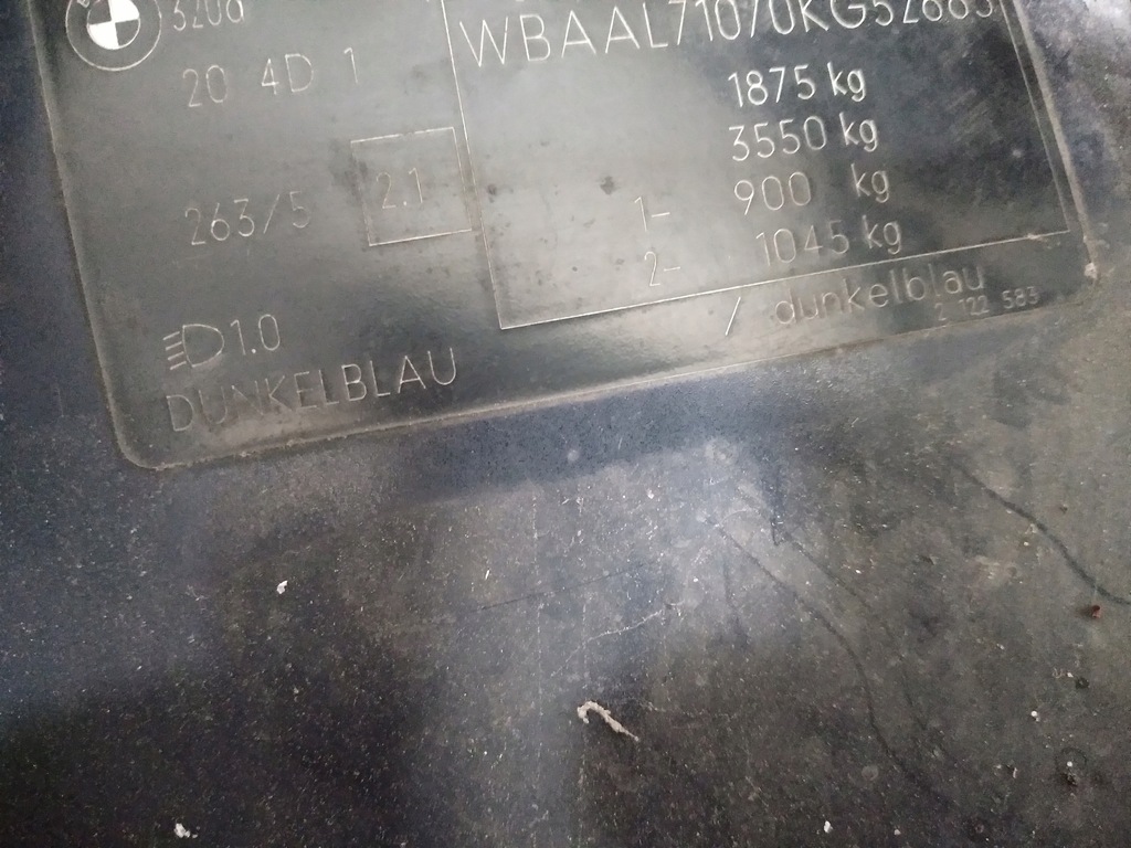 фото №7, Bmw e46 защита порог левая нижняя zew dunkel blau