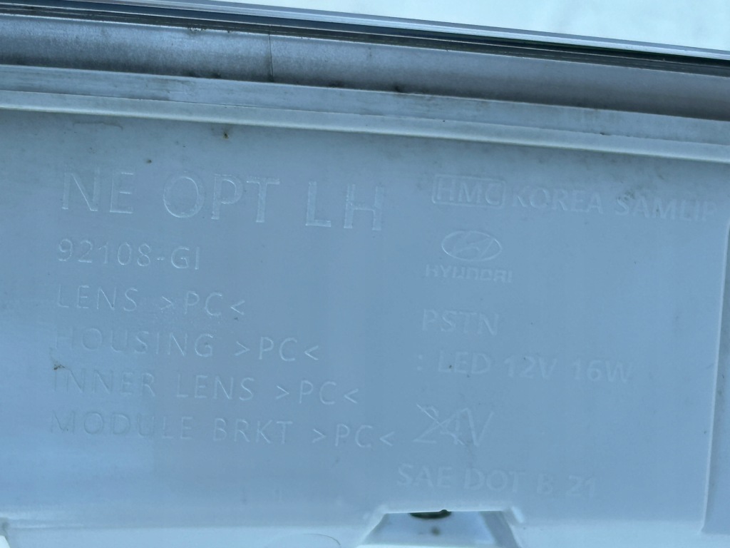 Hyundai ioniq 5 фара led drl левый led 92108-gi оригинал европа Оригинал
