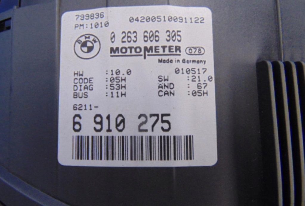 Bmw e46 1.8b счетчик 0263606305 с Разборки