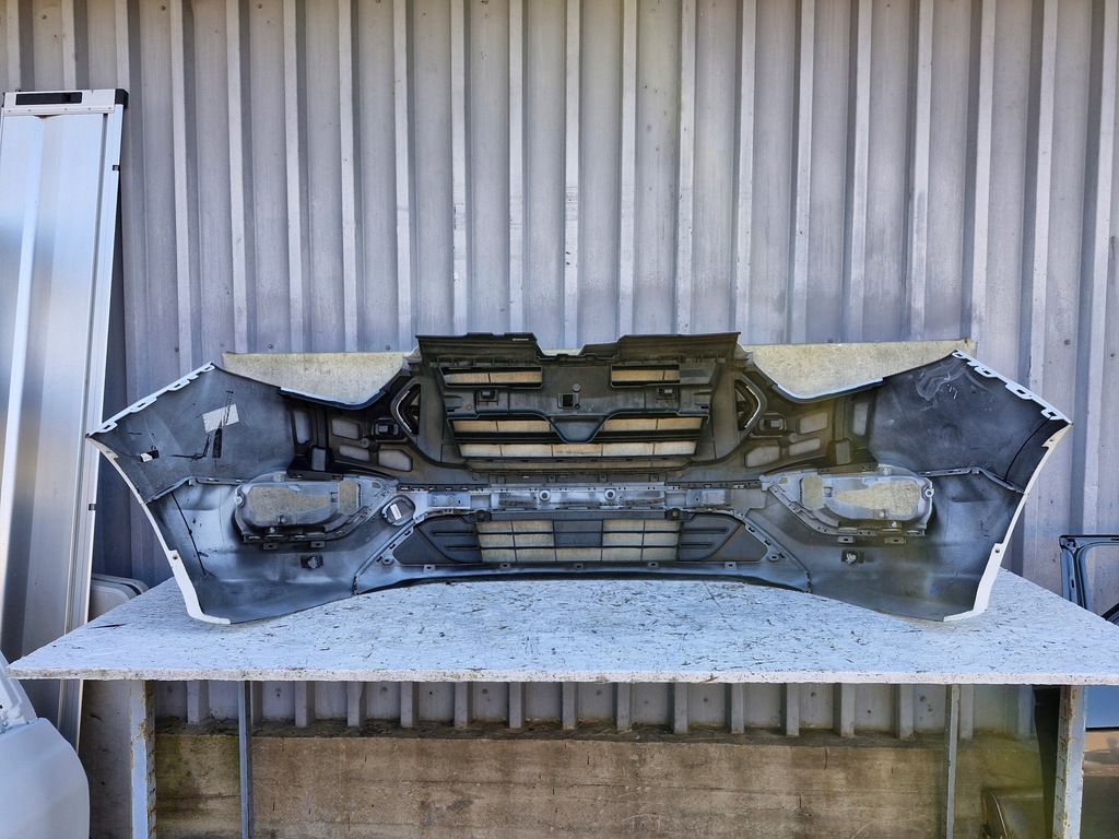 фото №8, Ford transit custom lift 17- бампер перед передний jk21-17k946-ac решётка радиатора