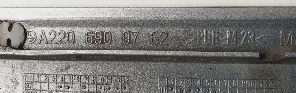 фото №7, Молдинг двері лівий задня 744 mercedes w220