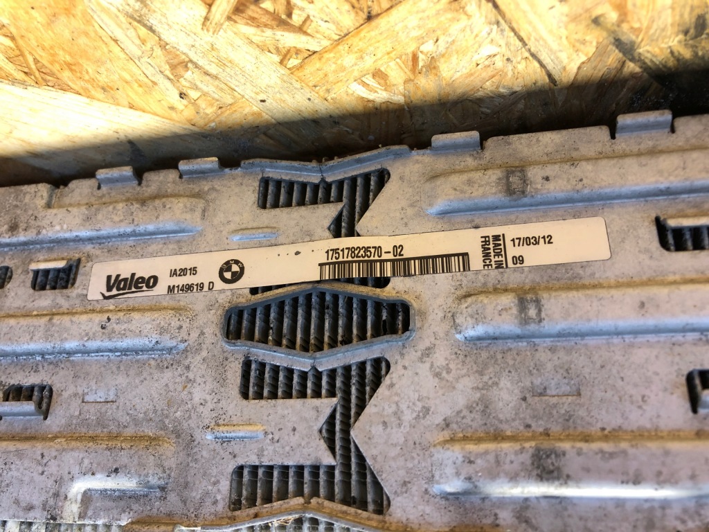 фото №10, Bmw x3 x4 f25 f26 радіатор повітря інтеркулер 7823570 оригінал