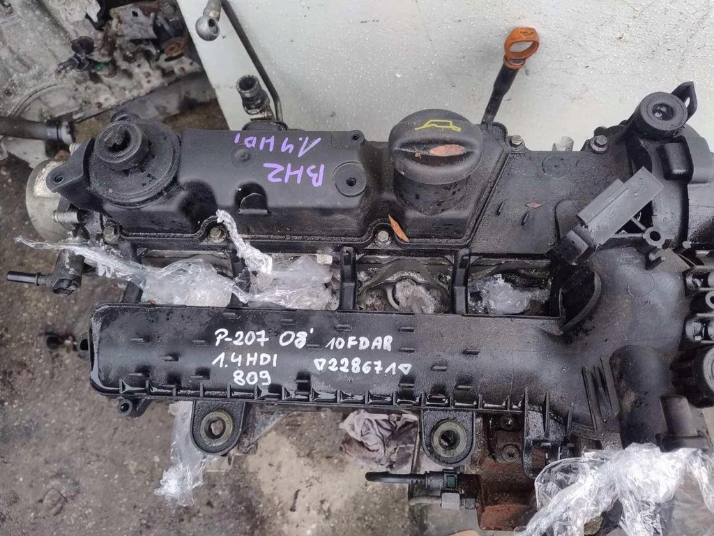 фото №8, Двигатель peugeot 207 1.4 hdi bhz