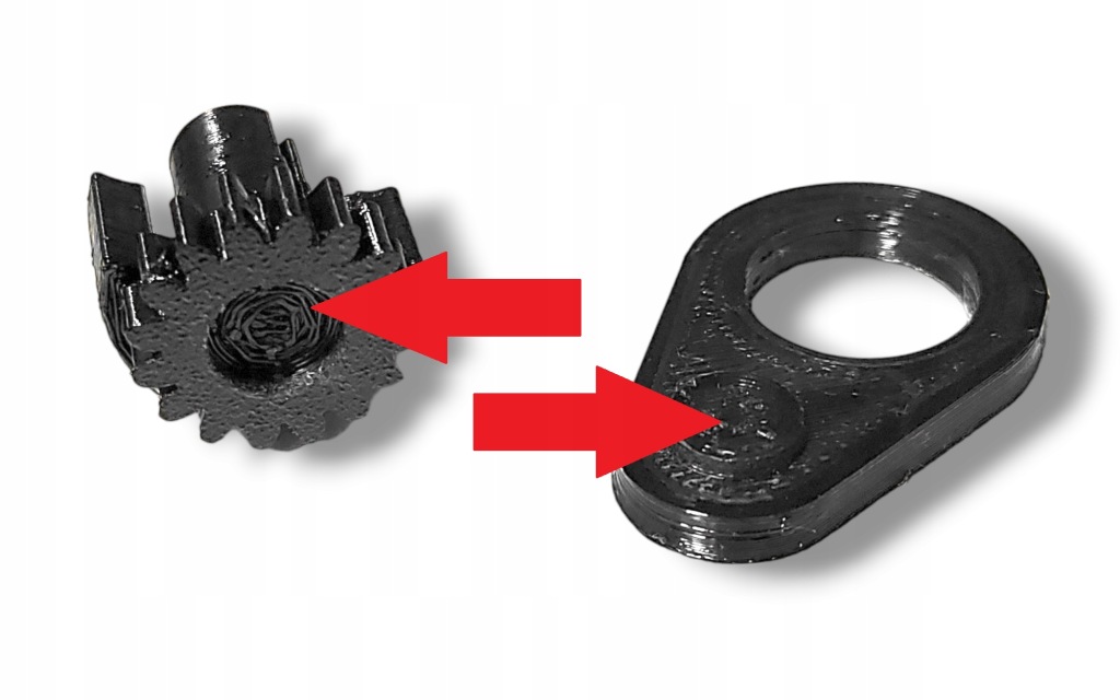 фото №7, Peugeot 307 набор ремонтный заслонка крышка обдув - сторона правая