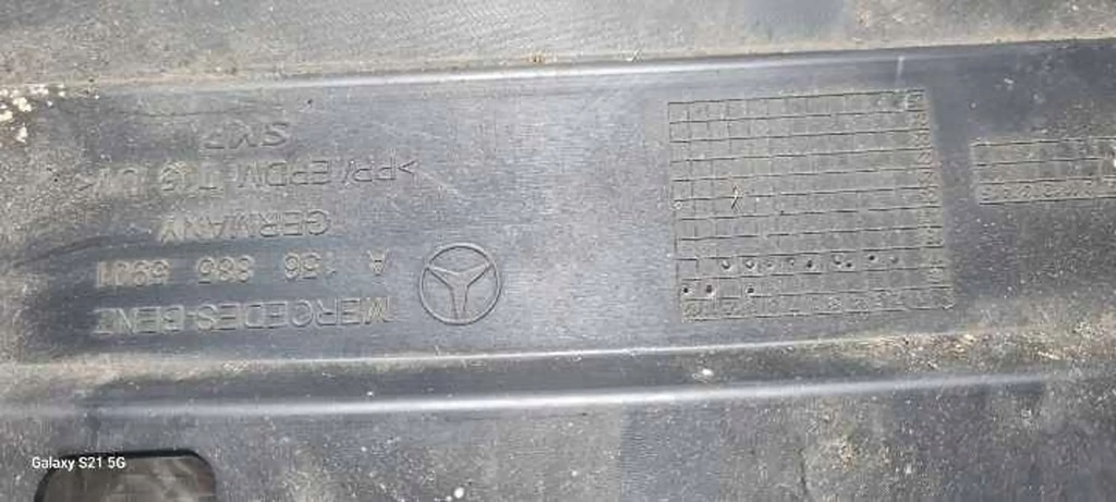 фото №8, Mercedes-benz gla w156 нижня молдинг бампера задня