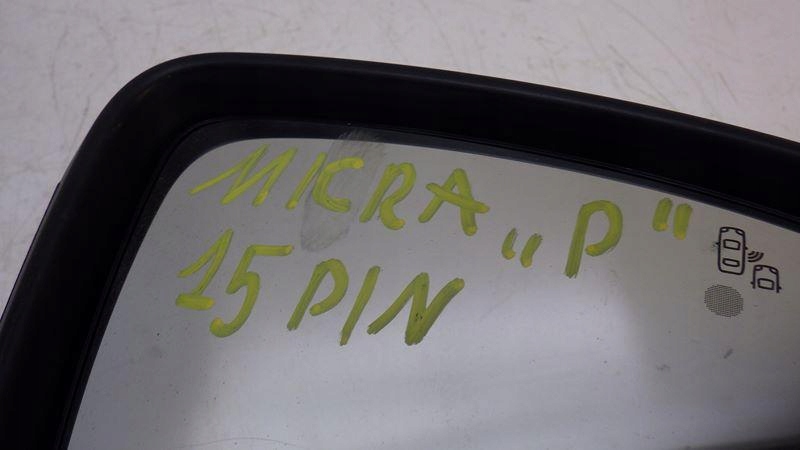 фото №11, Зеркало правое 15 pin nissan micra k14 sk401405