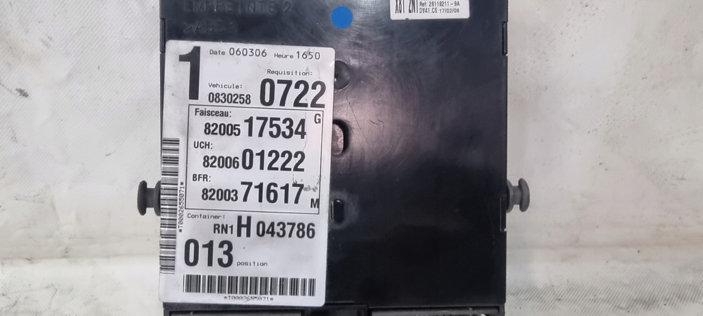 фото №2, Модуль uch renault espace iv lift 8200601222