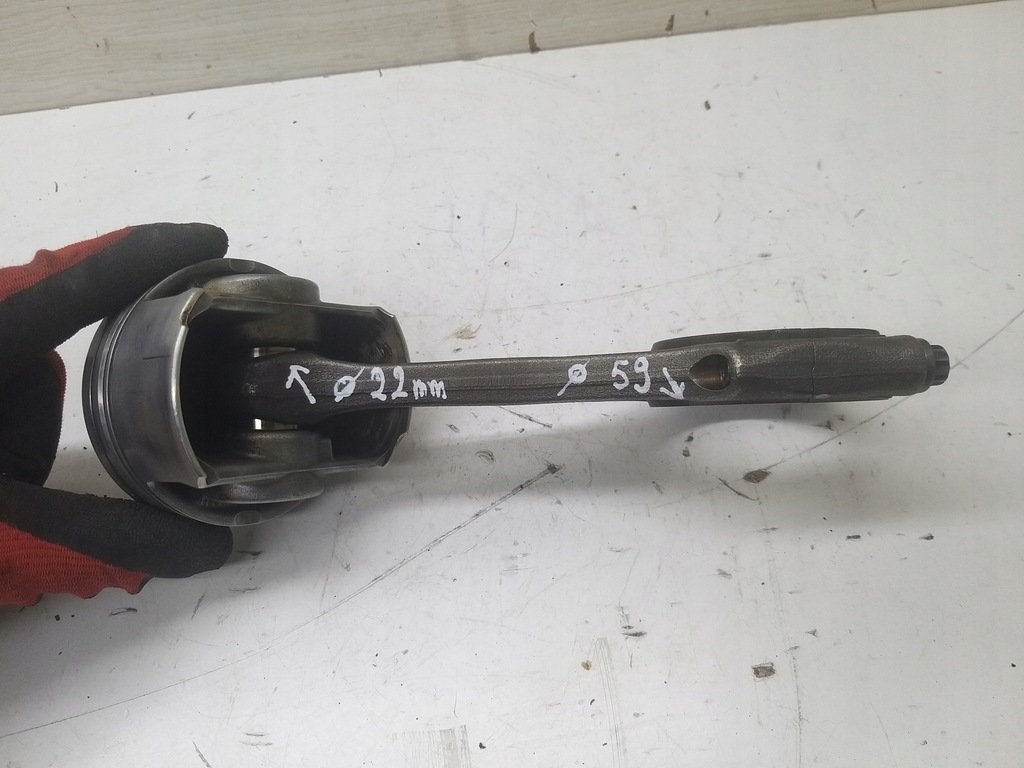 фото №11, Поршень шатун шатун r6eh 3.0 tfsi a7 4g s4 b8 q7 c7 s5 ctu cak cgx 066dn