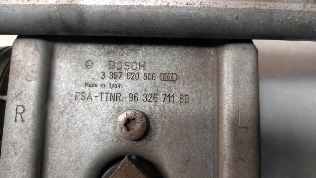 фото №9, Механизм дворник перед citroen c5 i fl