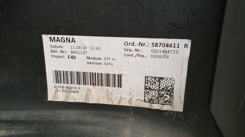 фото №10, Bmw 1 f40 m performance бампер задняя задний 2019-2024r