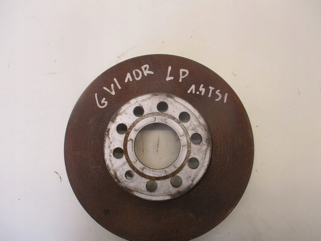 фото №1, Диск тормозная левый перед vw golf vi 1.4 tsi