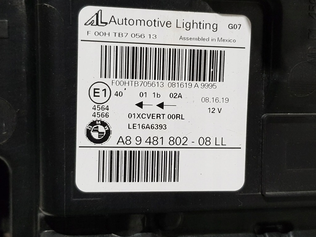 фото №16, Bmw x7 g07 2019 перед сторона правая лампы передние