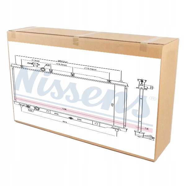 фото №1, Радіатор двигуна води do honda cr-v iii 2.4