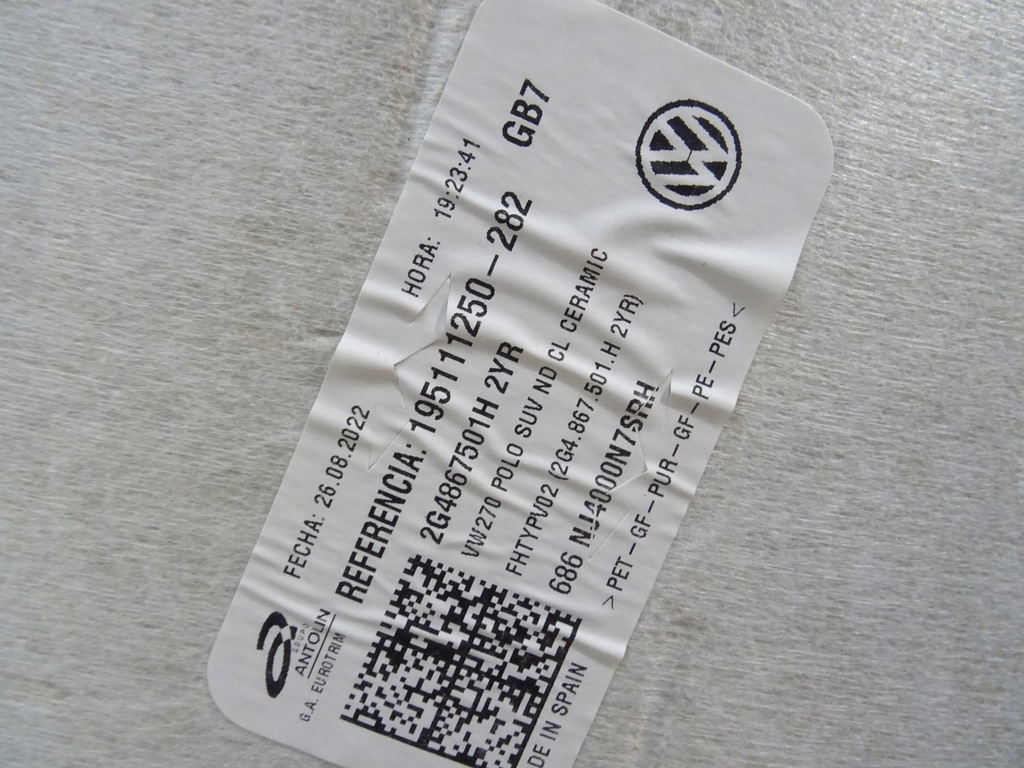 фото №10, Vw taigo r-line 2022 стеля 2g4867501h