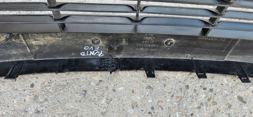 фото №14, Fiat grand punto evo накладка бампер перед решітка накладка