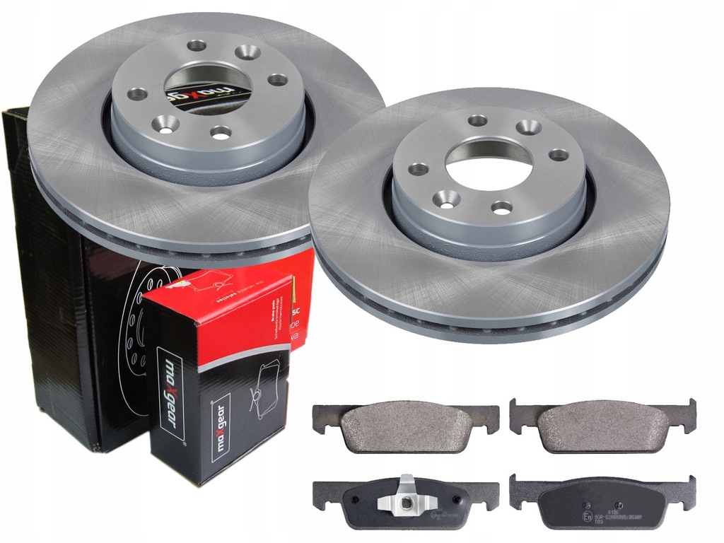 фото №1, Тормозные диски тормозные колодки maxgear перед sandero logan clio iv