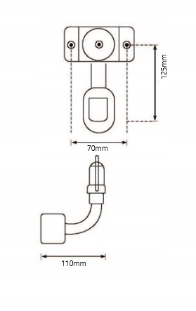 фото №15, Лампа błyskowa kogut 36 led 12/24v flex + штифт typ o кронштейн лампи