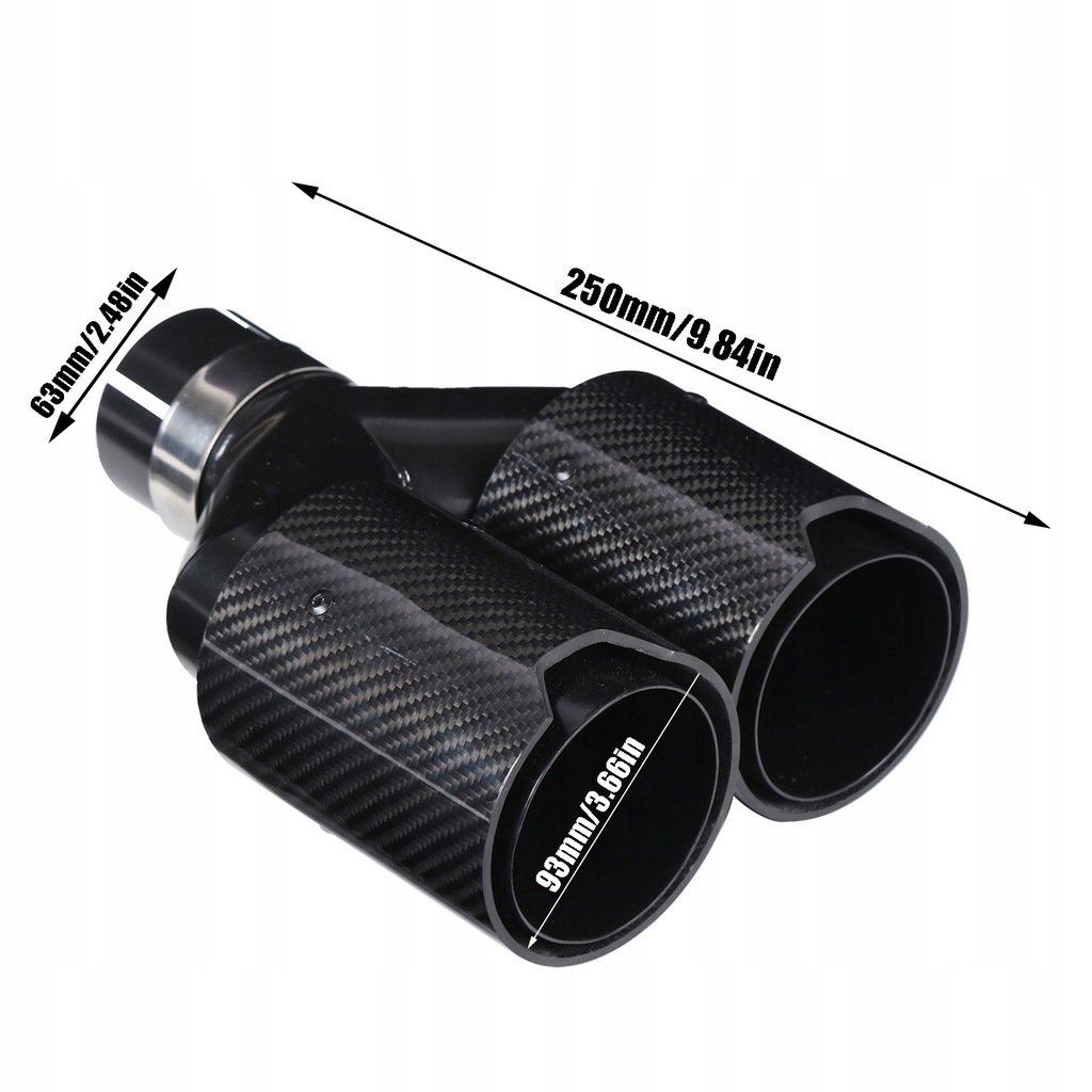 фото №6, Y форма 63/93mm труба вихлопна 1in2out